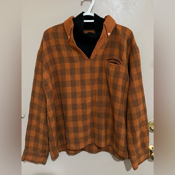 Sears and Roebuck Tops - ULTRA RARE Sears and Roebuck faux neck flannel
LEAVING 5/1